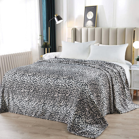 Animal Print Flannel Fleece Blanket