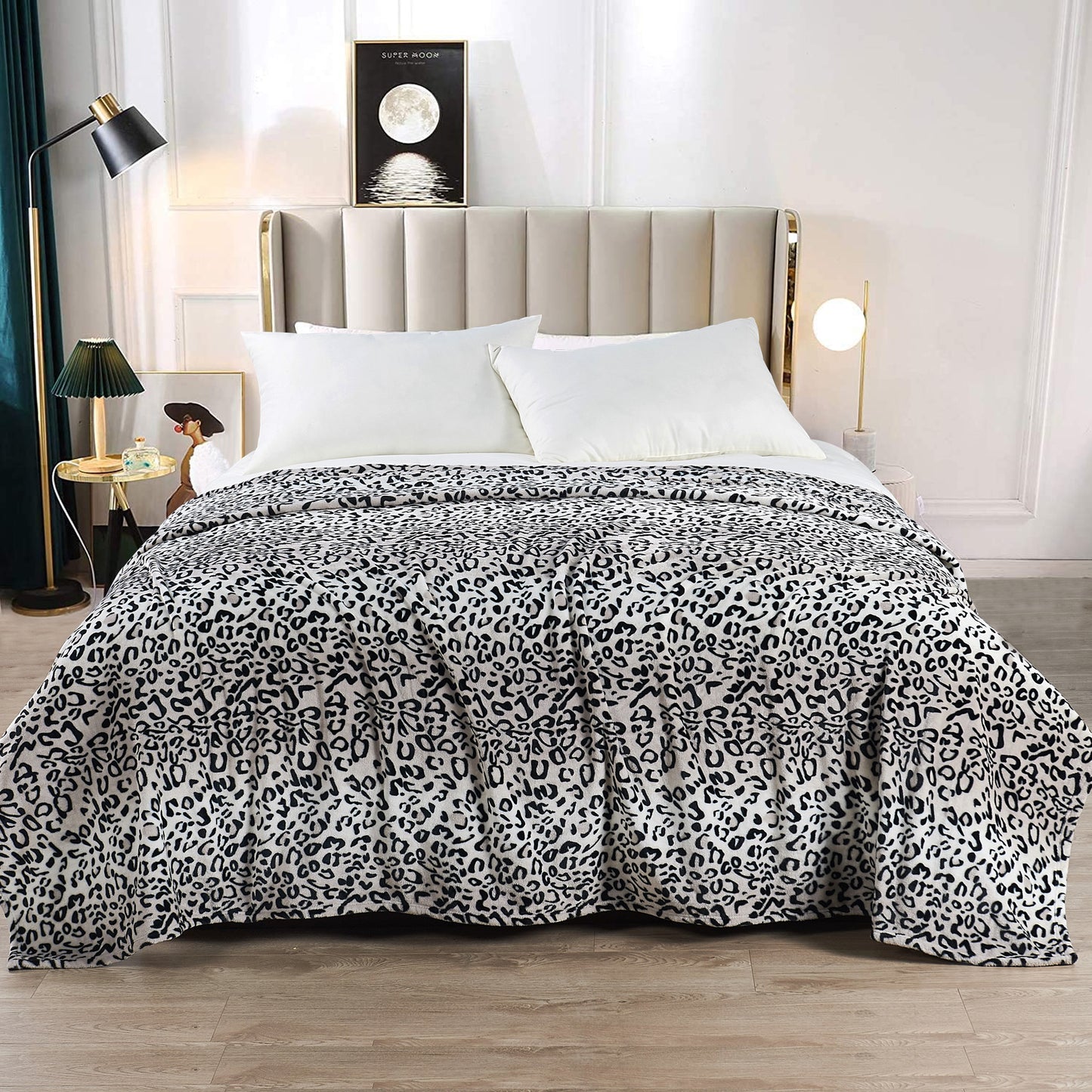 Animal Print Flannel Fleece Blanket