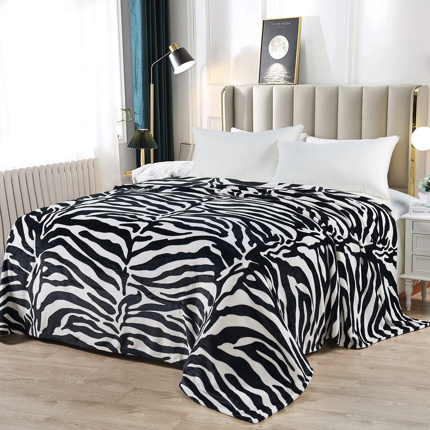 Animal Print Flannel Fleece Blanket