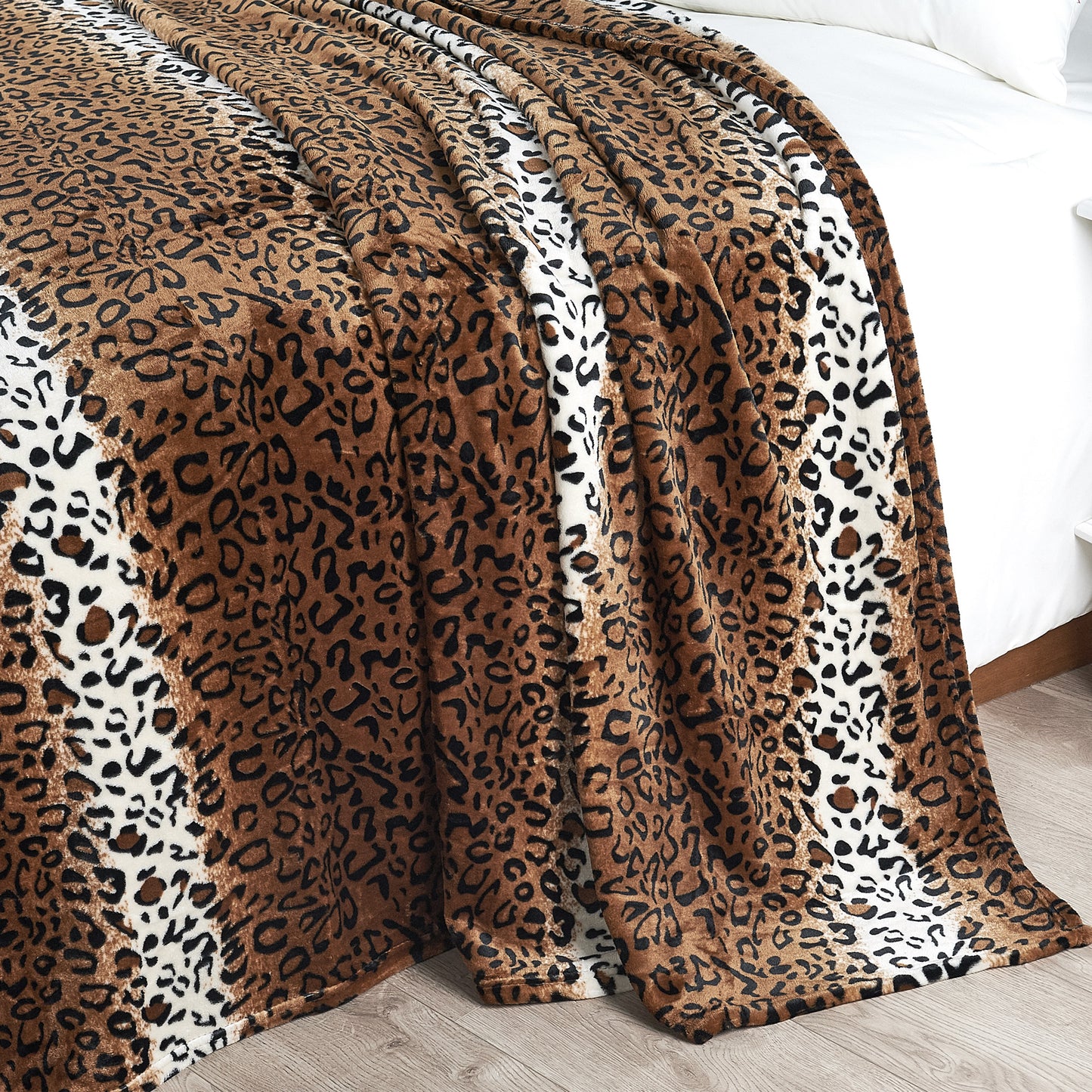 Animal Print Flannel Fleece Blanket